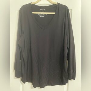 Black Long Sleeve Top
